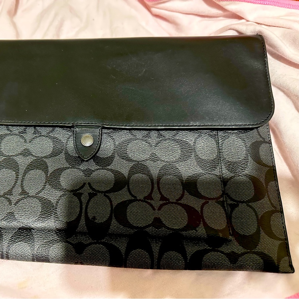Coach laptop / iPad sleeve